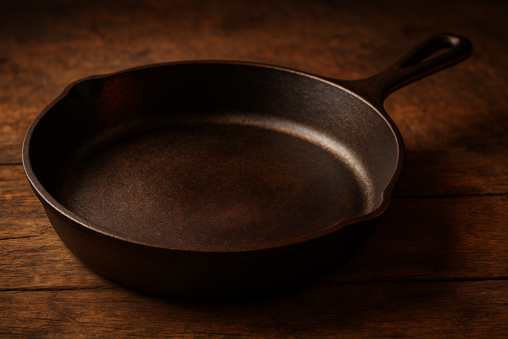 Lodge Seasoned Cast Iron Skillet - PFAS-Free, Non-Toxic Cookware - Use with an Oven, Stove, Grill, or Campfire - Naturally Non-Stick  Oven Safe - Inches