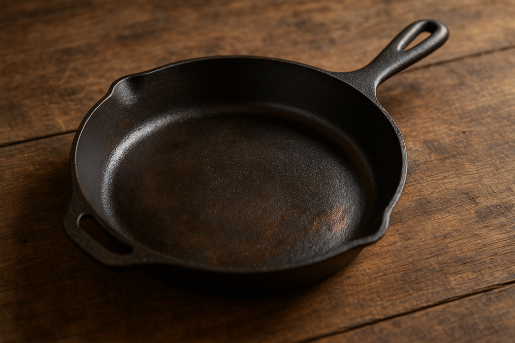 Lodge Seasoned Cast Iron Skillet - PFAS-Free, Non-Toxic Cookware - Use with an Oven, Stove, Grill, or Campfire - Naturally Non-Stick  Oven Safe - 10.25 Inches