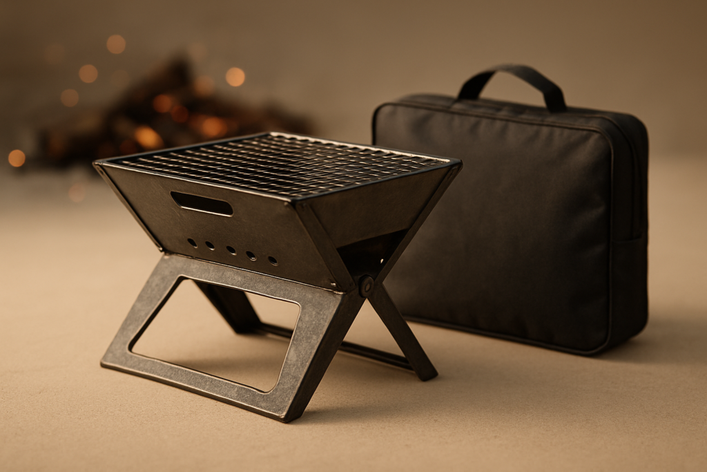 Odoland Camping Campfire Grill, Portable Folding Charcoal Grills, Backpacking BBQ Grill, Heavy Duty Firepit Grill with Carry Bag for Outdoor Cooking, Bonfire, Patio, Backyard Odoland Camping Campfire Grill, Portable Folding Charcoal Grills, Backpacking BBQ Grill, Heavy Duty Firepit Grill with Carry Bag for Outdoor Cooking, Bonfire, Patio, Backyard