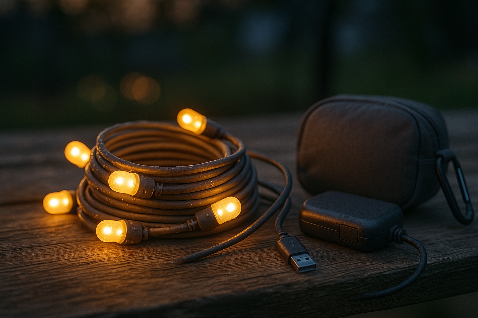 OGERY Camping String Lights, 4 in 1 Quick Storage 32.8FT Rechargeable Tent Lights String with 8 Lighting Modes, Hanging Waterproof Portable LED Lamp for Outdoor Patio Awning Garden Party Essentials