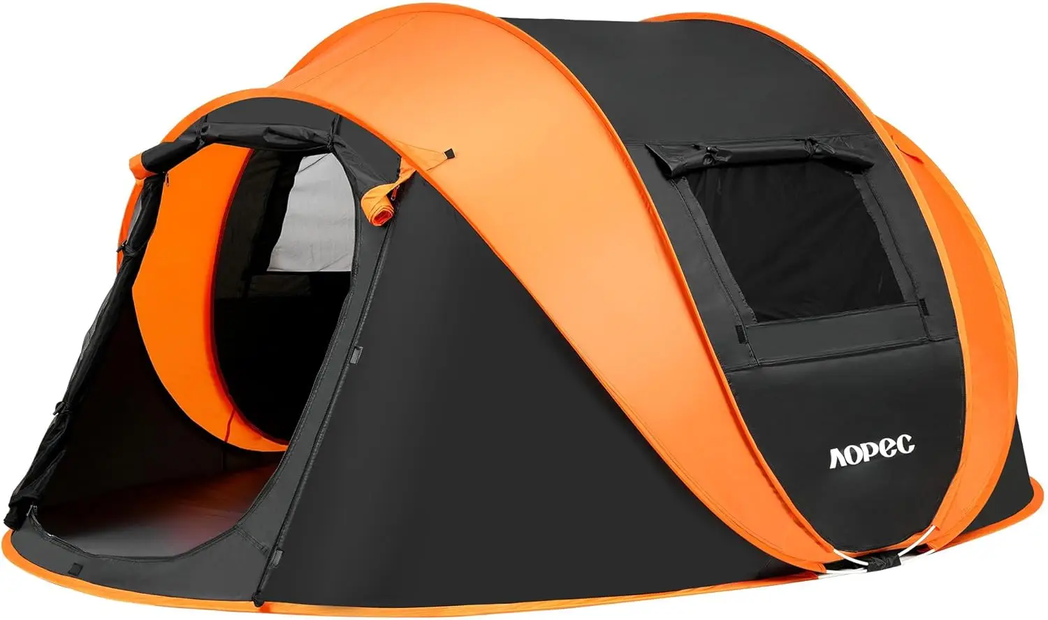 Pop Up Camping Tent, 2/4/6 Person Instant Tent Waterproof PU4500mm, Spacious Ventilated Camping Tent with Front Porch, Quick Setup Lightweight Portable for Outdoor Camping Hiking Beach