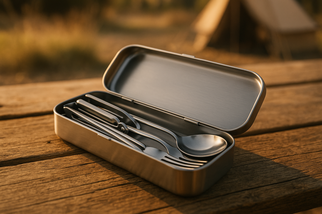 Portable Camping Kitchen Utensil Set-27 Piece Cookware Kit, Stainless Steel Outdoor Cooking and Grilling Utensil Organizer Travel Set Perfect for Travel, Picnics, RVs, Camping, BBQs, Parties and More Portable Camping Kitchen Utensil Set-27 Piece Cookware Kit, Stainless Steel Outdoor Cooking and Grilling Utensil Organizer Travel Set Perfect for Travel, Picnics, RVs, Camping, BBQs, Parties and More