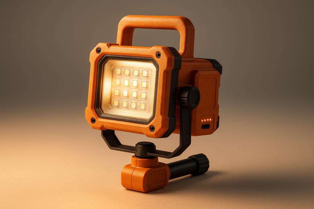 Saker Portable Camping Light with Stand 12000mAh 73.2 Rechargeable Work Light 3200 Lumen Camp Lanterns with Bag for Garage, Outdoor Work, Emergency Power Outages, Fishing LD10 Orange Saker Portable Camping Light with Stand 12000mAh 73.2 Rechargeable Work Light 3200 Lumen Camp Lanterns with Bag for Garage, Outdoor Work, Emergency Power Outages, Fishing LD10 Orange