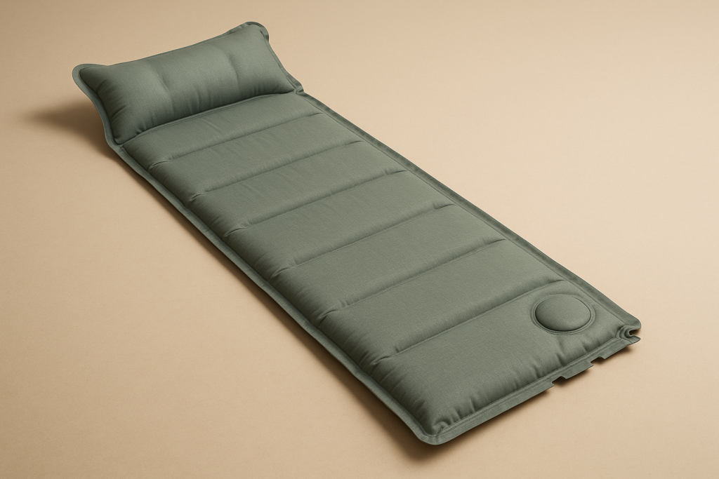 Sleeping Pad for Camping, Self Inflating Sleeping Pad Extra Thick Sleeping Mat with Pillow Built-in Foot Pump, Ultralight Inflatable Sleeping Pads Connectable Air Mattress for Backpacking