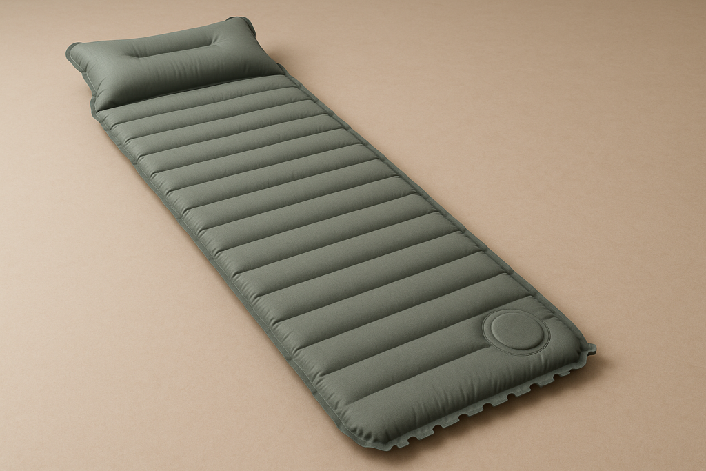 Sleeping Pad for Camping, Self Inflating Sleeping Pad Extra Thick Sleeping Mat with Pillow Built-in Foot Pump, Ultralight Inflatable Sleeping Pads Connectable Air Mattress for Backpacking