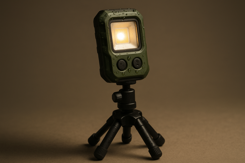 STEELITE Camping Emergency Light 2700 Lumens 12000mAh with Adjustable Tripod Stand, IP65 Waterproof Cordless Work Light, Magnetic Base, Telescopic, for Camping Outdoor Work Garage, Green