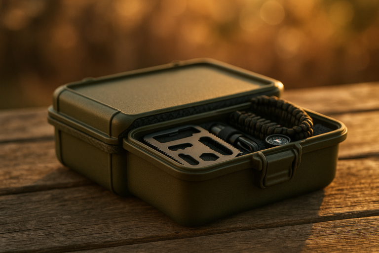 Survival Kit, Gifts for Men Dad Husband, Emergency Survival Gear and Equipment 19 in 1, Fishing Hunting Birthday for Men, Camping Accessories, Cool Gadget, Camping Essentials