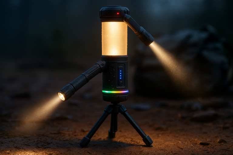 Telescopic Camping Lights, Rechargeable Camping Lights with Stand,12000mAh Collapsible Camping Lanterns, Magnetic Base Portable Flashlights IPX5 Waterproof for Camping,Hiking,Emergency Use