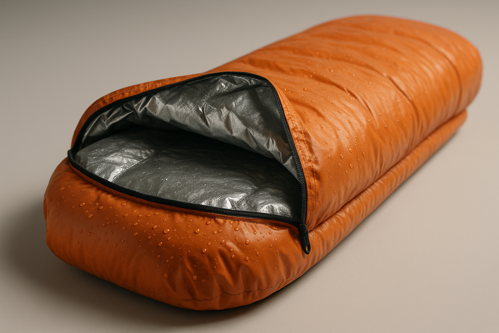 TITANSurvival Emergency Sleeping Bags for Survival 36” x 78” - 90% Heat Retention, 41% Thicker Waterproof - Durable Survival Sleeping Bag for Cold Weather Camping - Thermal Sleeping Bag Outdoor Use TITANSurvival Emergency Sleeping Bags for Survival 36” x 78” - 90% Heat Retention, 41% Thicker Waterproof - Durable Survival Sleeping Bag for Cold Weather Camping - Thermal Sleeping Bag Outdoor Use