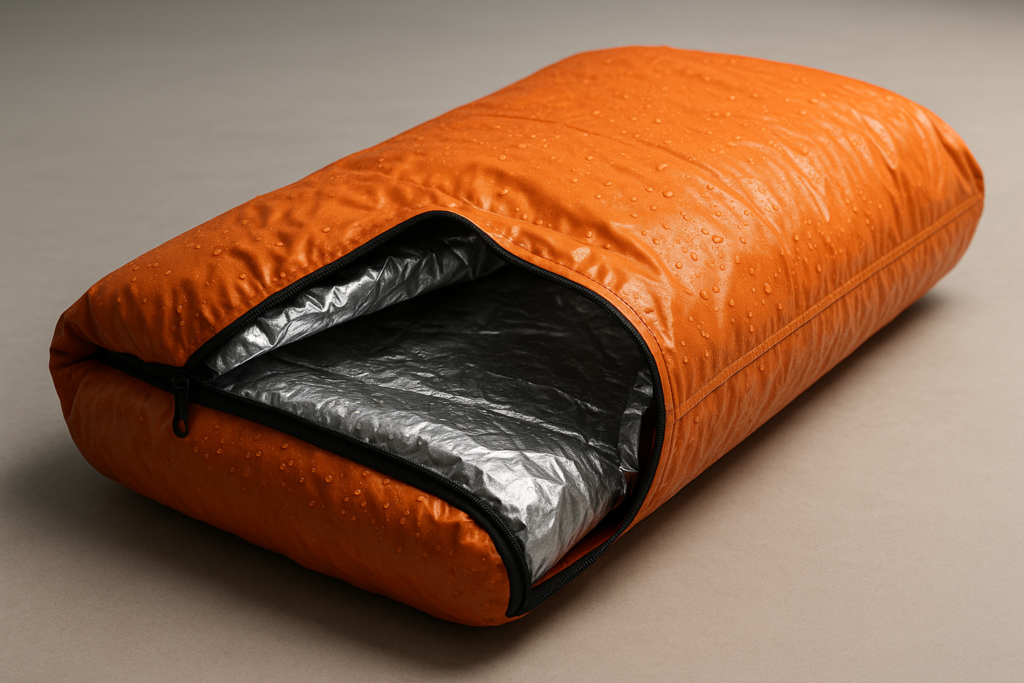 TITANSurvival Emergency Sleeping Bags for Survival 36” x 78” - 90% Heat Retention, 41% Thicker Waterproof - Durable Survival Sleeping Bag for Cold Weather Camping - Thermal Sleeping Bag Outdoor Use TITANSurvival Emergency Sleeping Bags for Survival 36” x 78” - 90% Heat Retention, 41% Thicker Waterproof - Durable Survival Sleeping Bag for Cold Weather Camping - Thermal Sleeping Bag Outdoor Use