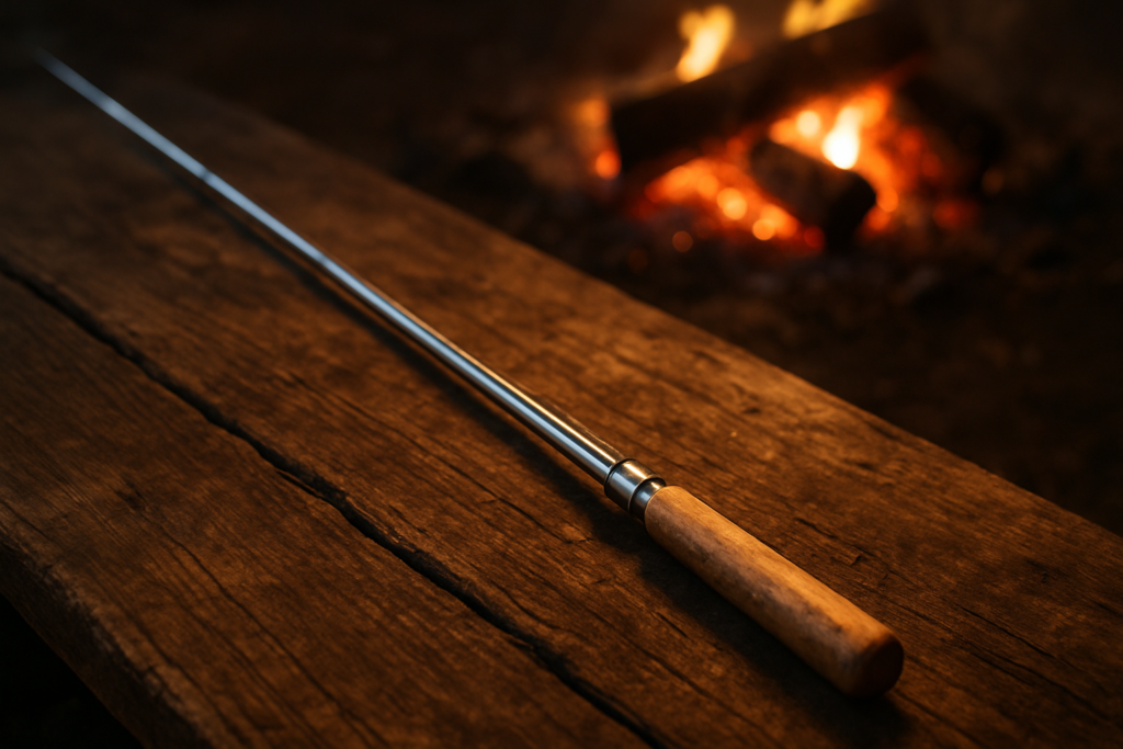 UNCO- Extendable Stainless Steel Roasting Sticks, 5 Pack, 32 - For Smores, Hot Dogs, Campfires and Fire Pits