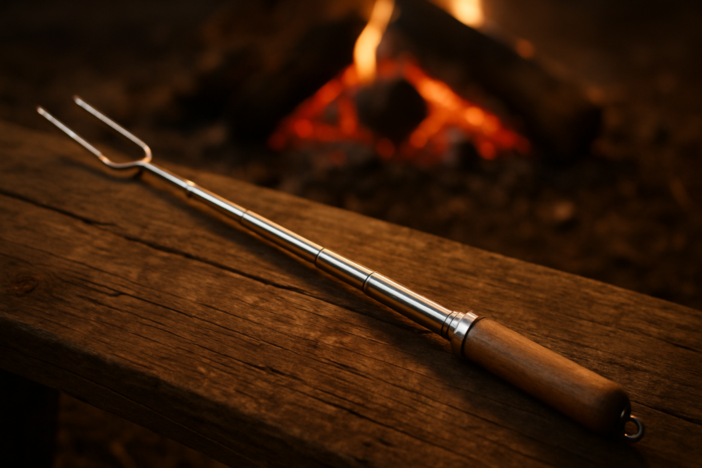 UNCO- Extendable Stainless Steel Roasting Sticks, 5 Pack, 32 - For Smores, Hot Dogs, Campfires and Fire Pits