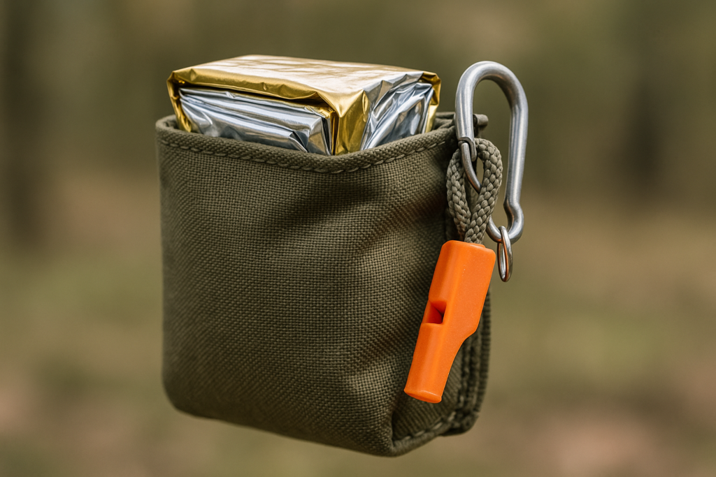 Wallaby 2-Pack Emergency Mylar Sleeping Bags with Nylon Pouches, Whistle Pull Paracord with Carabiners, Free Survival Guide Wallaby 2-Pack Emergency Mylar Sleeping Bags with Nylon Pouches, Whistle Pull Paracord with Carabiners, Free Survival Guide