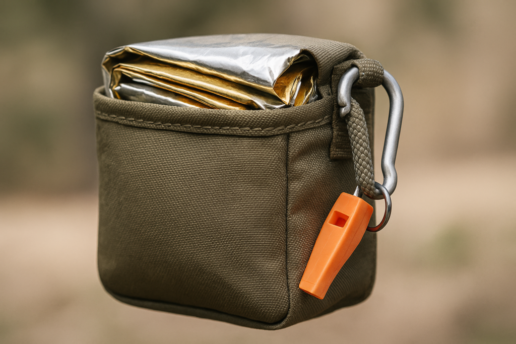 Wallaby 2-Pack Emergency Mylar Sleeping Bags with Nylon Pouches, Whistle Pull Paracord with Carabiners, Free Survival Guide Wallaby 2-Pack Emergency Mylar Sleeping Bags with Nylon Pouches, Whistle Pull Paracord with Carabiners, Free Survival Guide