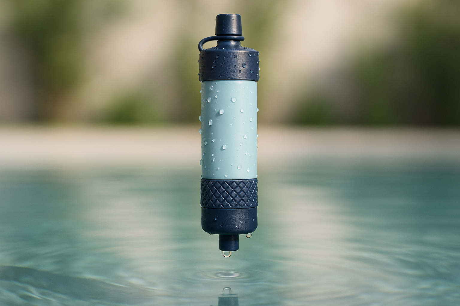 Waterdrop Gravity Water Filter Straw, Camping Water Filtration System, Water Purifier Survival for Travel, Backpacking and Emergency Preparedness, 1.5 gal Bag, 5 Stage Filtration, Pack of 1